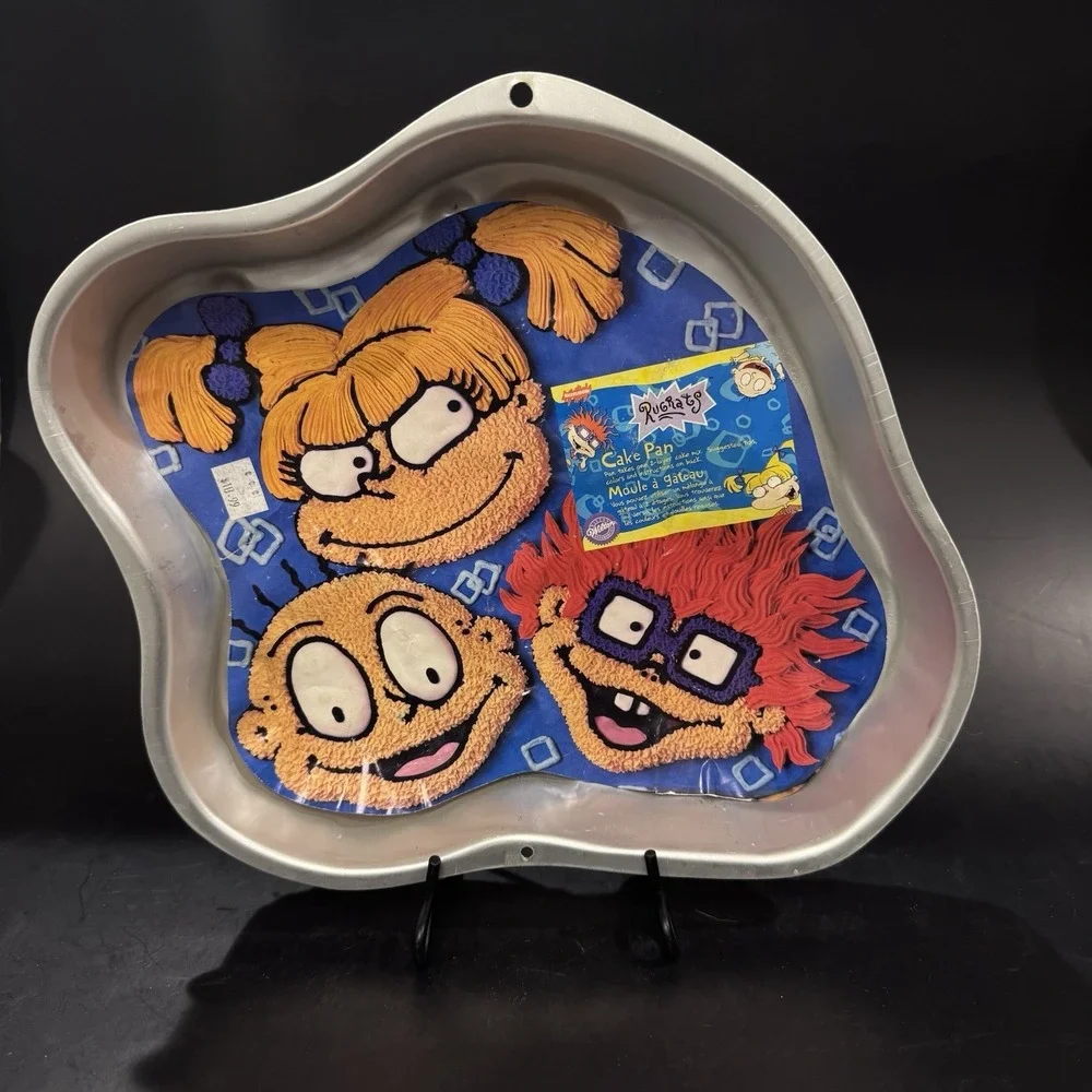 Nickelodeon Rugrats Wilton Cake Mold Pan w Insert w Tips 1998 Viacom NOS Vintage